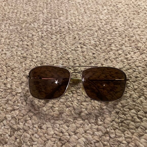 Suncloud Men's Gold Aviator Sunglasses with Hard Case One Size (Like New) - Picture 2 of 5